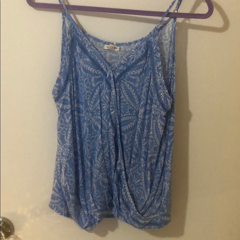Blue tank top